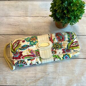 Vera Bradley Multicolor Floral Wristlet - EUC